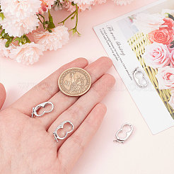 6 шт. латунные застежки-пряжки в виде арахиса FIND-SC0003-97P