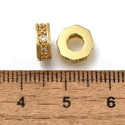 Латунь микропаве прозрачный кубический цирконий европейский бисер ZIRC-I070-094G