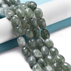 Billes de jade naturelles de teint en malaisades teintes&nbsp;G-P528-I06-01