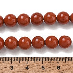 Chapelets de perles en jaspe rouge naturel&nbsp;G-F348-01-8mm-AA