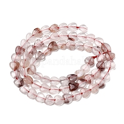 Натуральный гематоидный кварц / нитки из железистого кварца G-P575-C21-6mm