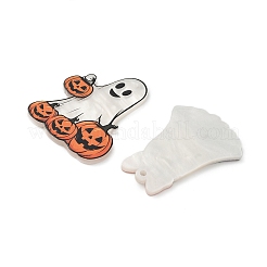 Хэллоуин непрозрачные акриловые подвески с принтом OACR-Z032-01