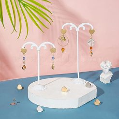 20 шт. 2-цветное ионное покрытие (IP) 304 нержавеющая сталь серьги-гвоздики фурнитура EJEW-UN0001-75