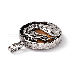 Природных тигровый глаз подвески G-H281-05I