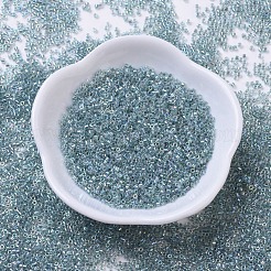 MIYUKIデリカビーズ  シリンダー  日本製シードビーズ  11/0  （db0084)海泡裏地クリスタルab  1.3x1.6mm  穴：0.8mm  約2000PCS /ボトル  10 G /ボトル&nbsp;SEED-JP0008-DB0084