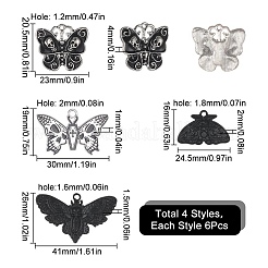 Подвески из сплава эмали 24шт 4 стиля FIND-SC0005-08