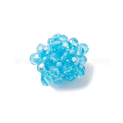 7 шт. 7-х цветные стеклянные подвески-звездочки&nbsp;PALLOY-MZ00792