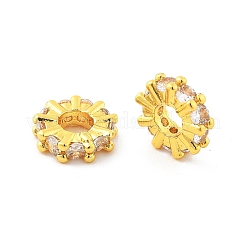 Латунные микропаве из прозрачного кубического циркония&nbsp;KK-R216-12G