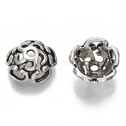 Тибетском стиле сплав шарик крышки TIBE-N006-11AS-LF