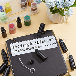 Полиэтиленовые бутылки с аппликатором с черным наконечником FIND-WH0152-80