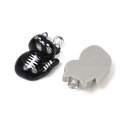 10 шт. 5 цвета непрозрачные подвески из смолы&nbsp;RESI-L051-02P