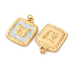 Подвески из нержавеющей стали 304 с эмалью&nbsp;STAS-U061-37G-A05