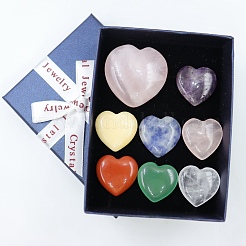 Набор украшений из смешанных натуральных драгоценных камней PW-WG36787-01