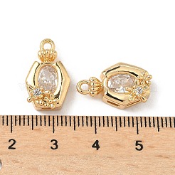 Латунные микро проложить кубического циркония подвески&nbsp;KK-S531-06G-B