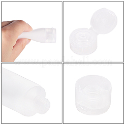 20 ml nachfüllbare Flaschen mit Flip-Top-Verschluss aus mattem PE-Kunststoff&nbsp;X1-MRMJ-WH0024-01A