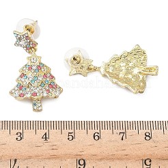 Сплав болтающиеся серьги стержня&nbsp;EJEW-H173-02G-02