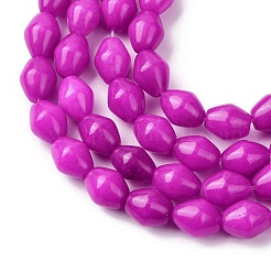 Природные окрашенные белого нефрита нитей бисера&nbsp;G-H343-C01-01