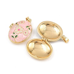 Латунь эмаль Locket подвески KK-P335-02G
