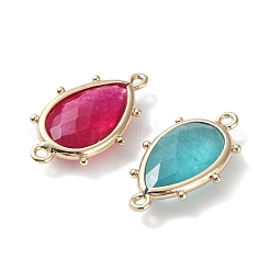 Подвески из окрашенного натурального нефрита и натуральной африканской бирюзы (яшмы)&nbsp;G-G012-05G-C