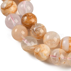 Натуральные вишневые агатовые бусины G-H062-A02-03