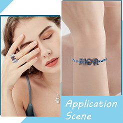 52 шт. 26 стиля подвески-слайдеры из сплава со стразами FIND-SC0009-81A