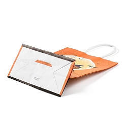 Подарочные пакеты из крафт-бумаги на тему Хэллоуина CARB-A006-01H