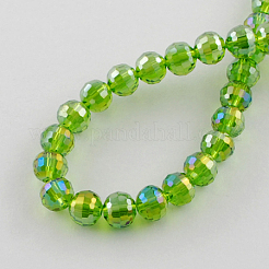 Гальванические стеклянные бусины&nbsp;EGLA-R040-12mm-M