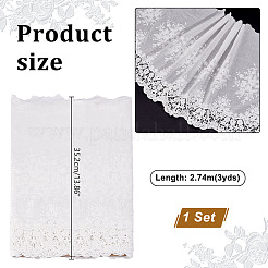 3 ярд хлопчатобумажной ткани с цветочным узором DIY-GA0006-72