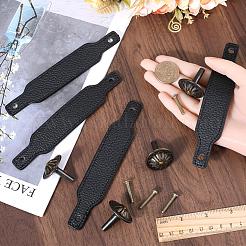 Ручки для ящиков из искусственной кожи FIND-WH0290-10A-AB