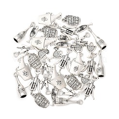 35 шт. 7 стиля подвески из сплава в тибетском стиле с винной тематикой&nbsp;TIBE-FP0001-10