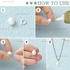 10 шт. 2 цвета 925 серебряных винта с ушком для крепления штифта STER-BBC0008-66