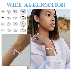 160 шт. 8 шт. разделительные бусины из нержавеющей стали 201 и 304&nbsp;STAS-UN0041-61