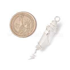 3 шт. 3 стиля гальванизированных подвесок из натурального кварцевого кристалла с заостренными концами из медной проволоки&nbsp;PALLOY-JF03767-06