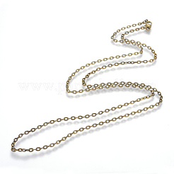 Fabrication de collier de chaînes de câble en fer&nbsp;X-MAK-R013-60cm-AB