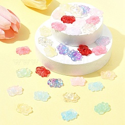 60 шт. 10-х цветные стеклянные бусины для выпечки GLAA-FS0002-01