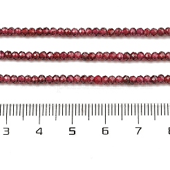 Гранат природный бисер нитей G-K376-B06-01