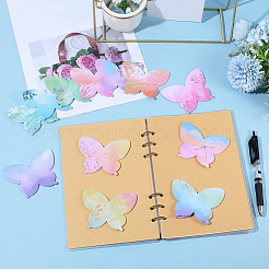 240 Stück 12 Stile bunte Schmetterlings-Haftnotizen&nbsp;DIY-SP0006-65