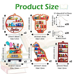 Набор для изготовления акриловых сережек своими руками DIY-TA0009-47