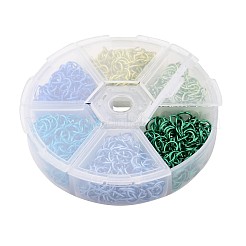 Цветы 6 алюминиевая проволока открыты кольца прыжок ALUM-X0001-01A