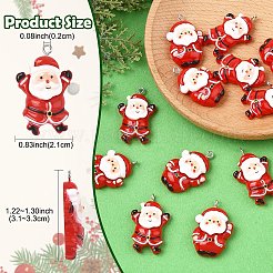 12шт 2 стиля непрозрачные подвески из смолы&nbsp;CRES-YW0002-76