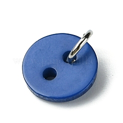 Плоские круглые пуговицы из смолы с одним отверстием&nbsp;PALLOY-JF03384