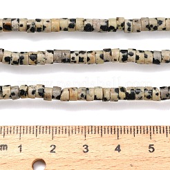 Природные яшмы далматин бисер нитей G-Z110-A14-2x4mm