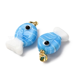 Pendentifs vernissées manuelles&nbsp;LAMP-A007-01G-02-04