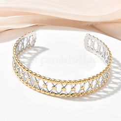 304 Edelstahl-Armreife für Damen&nbsp;BJEW-D466-03GP