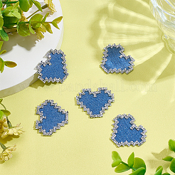 10 шт. стеклянный стразы с горячей фиксацией DIY-WR0004-87B