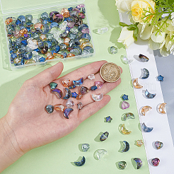 180 шт. 18 стиля гальванических стеклянных бусин&nbsp;EGLA-NB0001-84