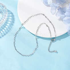 Цепочки-скрепки из нержавеющей стали 304 NJEW-JN05503