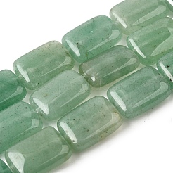 Естественный зеленый авантюрин бисер нитей G-S386-A11