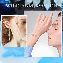 500 шт. Прозрачные акриловые бусины MACR-SC0002-14