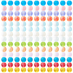 280шт 14 цвета прозрачные стеклянные бусины нити GLAA-TA0012-34